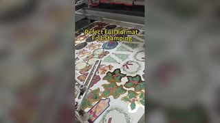 Hot Stamping สำหรับป้ายแขวนคริสต์มาสและสติ๊กเกอร์ตกแต่ง | ปั๊มฟอยล์กระดาษวันหยุด