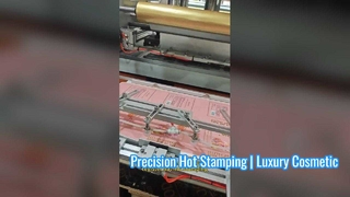 ฟอยล์ร้อน 3D Emboss สำหรับบรรจุภัณฑ์จานแต่งหน้ารูปหนังสือ