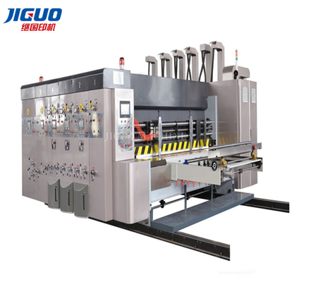ซื้อ เครื่องพิมพ์เฟล็กโซกล่องลูกฟูก Slotter เครื่องพิมพ์กล่องขอบตะกั่ว Cum online manufacture