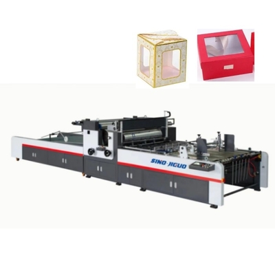 ซื้อ เครื่องวางกล่องกระดาษ 100 × 100 มม. 11000s / H เครื่องปะกล่องหน้าต่าง online manufacture
