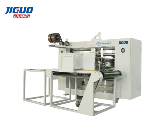 ซื้อ Jiguo 3200mm Sheet Carton เครื่องเย็บกล่องอัตโนมัติ Semi Auto Double Piece online manufacture