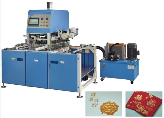 10 ตัน / 20 ตัน อัตโนมัติ Hot Foil Stamping เครื่อง Max. Stamping ระยะ 700 × 520mm