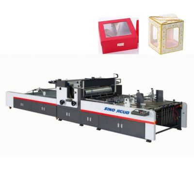 กล่องกระดาษเครื่องปะหน้าต่าง E-Flute 100 × 100 มม. โฟลเดอร์ Automatic Gluer