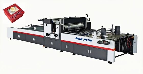 เครื่องปักหน้าต่างอัตโนมัติ SINO JIGUO TC-1500A สําหรับกระดาษและกระดาษกระดาษกระดาษขนาด: 6200×2300×1700mm