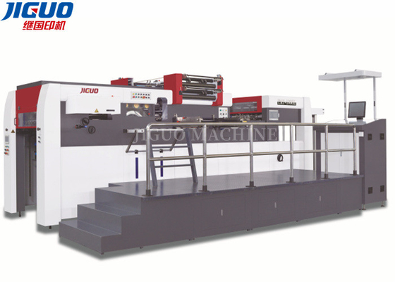 เครื่องตัดแผ่นอัตโนมัติ 1060 มม. Creasing เครื่องปั๊มร้อน